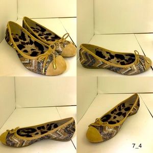 Jessica Simpson Leopard flat,size 6.5
